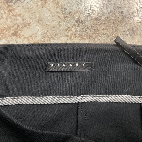 Sisley black high-rise pencil skirt size US 8 new with no tags - Picture 3 of 9